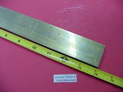 1/8″ x 1-1/2″ C360 BRASS FLAT BAR 14″ long Solid .125″ Mill Bar Stock H02 New