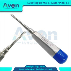 Dental Tooth Extraction Luxating Elevators, 1.5mm to 5mm, STR, German Steel(5PK)