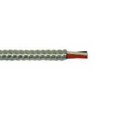 100′ 8/3 Type MC Copper Metal Clad Cable With Ground Aluminum Armor 600V