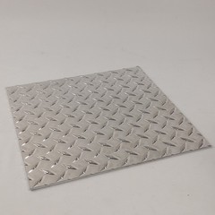 12″ x 12″ Diamond Plate Aluminum .125″ Thick (1/8 in) – Treadplate, 3003 Alloy