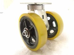 6″ Kingpinless ERGO Maintenance Free Swivel Caster Precision Sealed Brg 1400 lbs