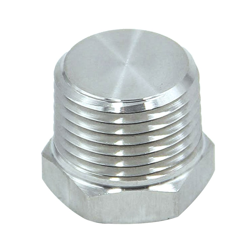 Hex End Plug 3/8″ NPT Male, Stainless Steel 304 Hex Head, Pack of 1