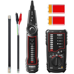 Network Cable Tester RJ45 RJ11 Wire Tracer Line Finder Tone Generator Probe Kit