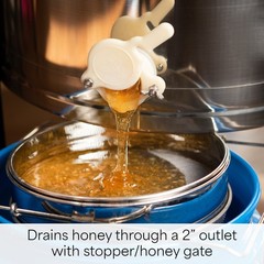 Scratch & Dent Four 4/8 Frame Stainless Steel Bee Honey Extractor BEE-V004B