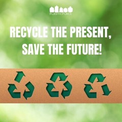 Plasticplace 65 Gallon Recycling Bags – Blue, Case of 50 Garbage Bags