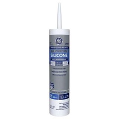 GE 2749483 White Silicone Window & Door Caulk Sealant 10.1 oz. (Pack of 12)