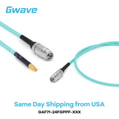 2.4mm Female to GPPO(Mini-SMP) Female Cable | RG-405SS Flexible Coax | DC-50GHz