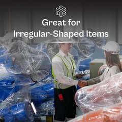 4 Rolls 17″ x 1476′ 40 Gauge Pre-Stretch Hand Shrink Wrap Eco-Friendly Clear