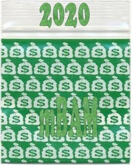 100 PACK SHERO2 2020 Apple Zip Baggies 2.0X2.0″ Mini POLYBAGS
