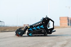 NEW TYPHON STOMP X1300 & STOMP 509 Mini Skid Steer Rotary Tiller Attachment