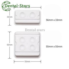 100/1000Pcs Dental Disposable Mixing Wells Bonding Composite Adhesive 2/4 Wells