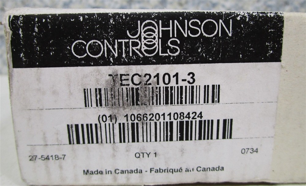 JOHNSON CONTROLS TEC2101-3 Thermostat Non-Programmable 1 Heat/ 1 Cool NEW
