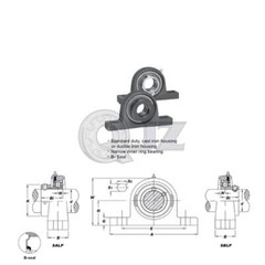 1.4375 in Pillow Block Cast Iron SALP207-23 Mounted Bearing SA207-23+LP207