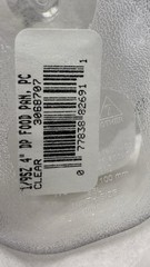 Carlisle 1/9 Size 4” Food Pan Lot 6 Clear 30687 w/ 6 SmartLid 30568 Covers