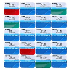 AZDENT 100Pcs Dental Diamond Burs for High Speed Handpiece Medium FG 1.6MM