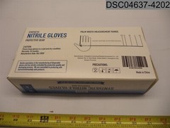 Qty=1,000 (10 Boxes Of 100): Bluzen Synthetic Nitrile Gloves, Size M