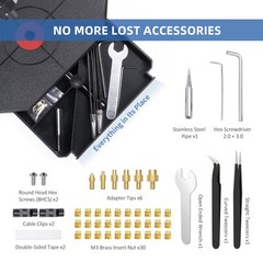 Mintion Heat Set Insert Press Tool 90W Digital Iron M2-M8 for 3D Printed Parts