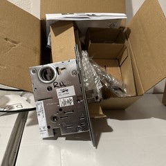 Falcon Passage Mortise Lock Satin MA101 SG 626 RH Chrome S77801 A8737-1