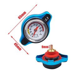 Car Truck Radiator Cap Cover Water Temperature Gauge head 0.9-1.3 Bar Small K5K6