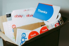 42 Ebay Branded Shipping Supplies STARTER KIT Box Lg Poly Bag TY PC Tape Tissue