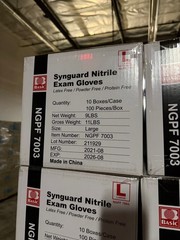 1000pcs Disposable Synguard Nitrile Exam Gloves Medical Gloves Latex Powder Free