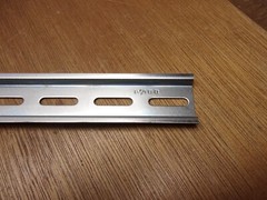 (Qty.6) Wago 12″ DIN Mounting Slotted Carrier Rail 35 X 7.5 MM Zinc Plated Steel
