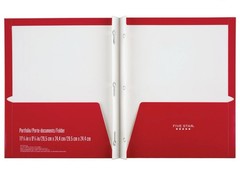 Five Star 2-Pocket & 3-Prong Laminate Folders, 11 x 8.5 (8-PACK) New Free Ship