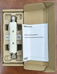 Microsemi New PD-OUT/SP11 Outdoor PoE Lightning Surge Protector, 1-port