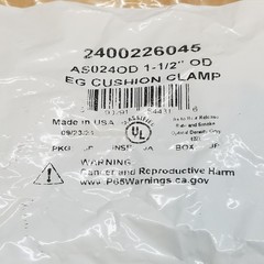 Anvil 2400226045 EG Cushion Clamp, AS024OD 1-1/2″ OD – NEW