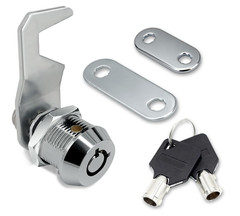 US General 5/8 Inch Black Toolbox Lock Replacement, Keyed Alike Cabinet Cam