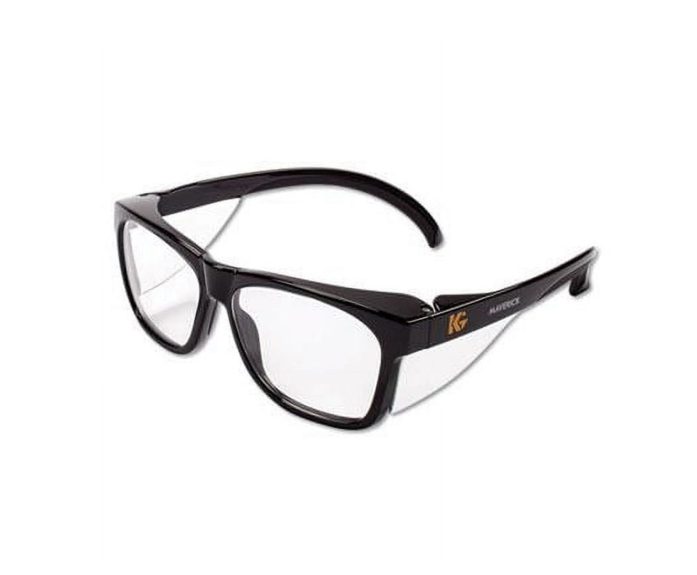 KleenGuard 49309 Maverick Black Frame Clear Safety Glasses – Lot of 3 Pairs