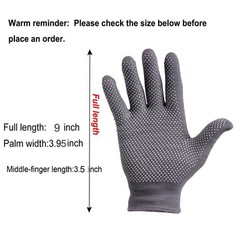 24Pcs Work Gloves Liners Dry Hand Anti-slip Dots Knitted Working Glove – Stretch