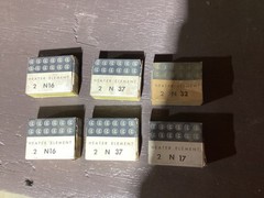 Lot of 12 Allen Bradley N37 N32 N16 N17 Thermal Overload Relay Heater Element