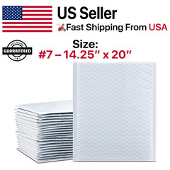 #7 14.25×20 (14.25×19) Poly Bubble Mailers Padded Envelopes Mailing Shipping Bag