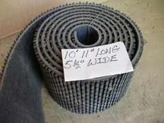 Conveyor Belts, Incline, Textured, Rubber, 3-5/8in to 5-1/2in Widths