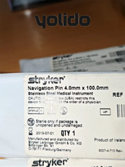 Stryker 6007-4-100 Navigation Pin 4.0mmx100.0mm Attachment Free shipping