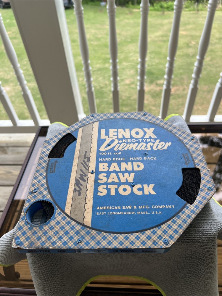 LENOX NEO TYPE DIEMASTER 100Ft. 3/8″ .25″ 18 Tooth RAKER Old Stock MADE IN USA