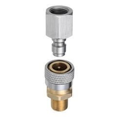 1/8 BSPP Female Thread Quick Coupler CNC Machined from Stainless Steel