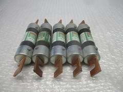 FUSETRON FRN-R-90 FUSE GREEN LOT OF 5 (AS PICTURED) NSNP