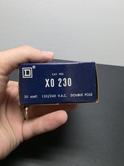 SQUARE D XO XO230 CIRCUIT BREAKER 30 AMP 2 POLE 240V. XO0230 READ