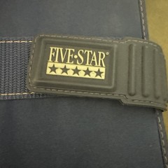 Vintage 1990s Mead Five-Star First Gear Navy Nylon 3 Ring Notebook