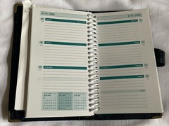 Vintage Black Franklin Covey The Pocket Planner Spiral Bound