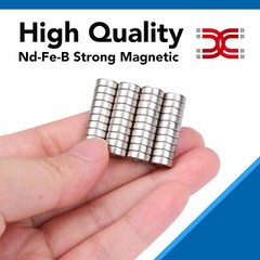 60 Pack Small Magnets Rare Earth Magnets with Countersunk Hole Matching Screw…