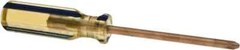 Ampco S-1099 Philips Screwdriver: #2 4″ Long Round Shank, Plastic Handle