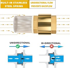 Durable 4″ Brass Foot Valve with Integrated Filter – Explosion-Proof Check Valve