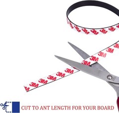Super Sticky Magnetic Tape 10ft x 1/2in Strong Magnet Strip Adhesive NEW