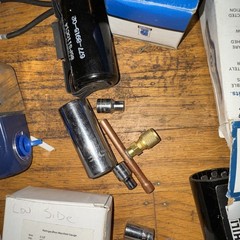 Lot Of HVAC Parts. Capacitors etc I dk what is all there. It is both used/nos