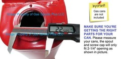 2-Pk Military Army 5 Gallon Jerry Gas Can Flexible Metal Nozzle Blitz USMC Spout