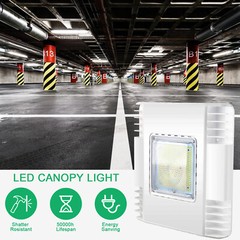 10Pack 150W LED Canopy Light Parking Lot Gas Station Lamp IP65 21000LM 5700k UL