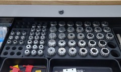 ER16 ER20 ER25 ER32 Collet Organizer Tray CNC Machine Shop Storage Holder